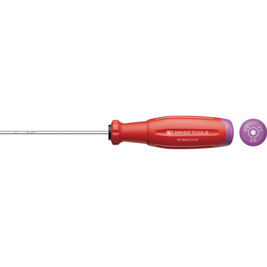 PB SWISS TOOLS 38205 六角棒ドライバー 新型グリップ SWISS GRIP EVO