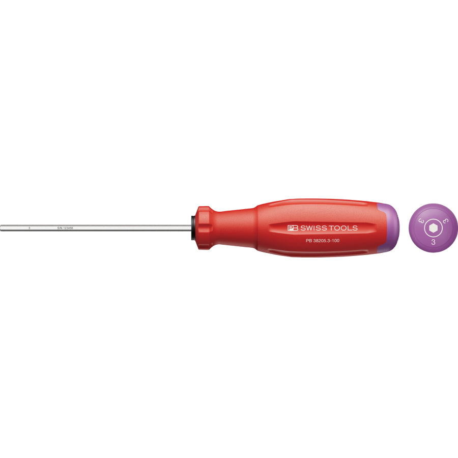 PB SWISS TOOLS 38205 六角棒ドライバー 新型グリップ SWISS GRIP EVO