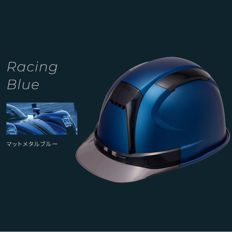 TOYO SAFETY No.390F VENTI プレミアムコーティング クラフトマットメタル 全6色 作業用ヘルメット