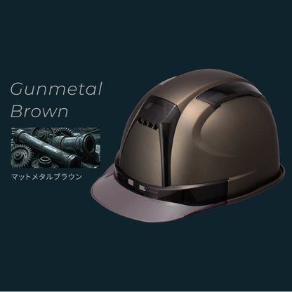 TOYO SAFETY No.390F VENTI プレミアムコーティング クラフトマットメタル 全6色 作業用ヘルメット