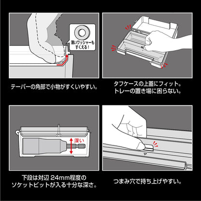 アネックス タフケース ATC-RK トレー ATC-T1