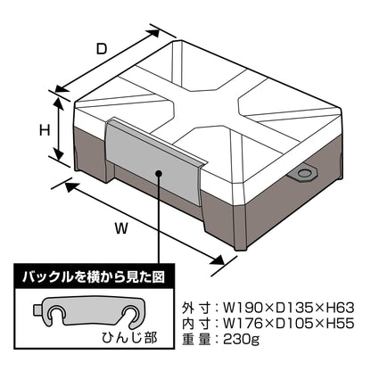 アネックス タフケース ATC-RK トレー ATC-T1