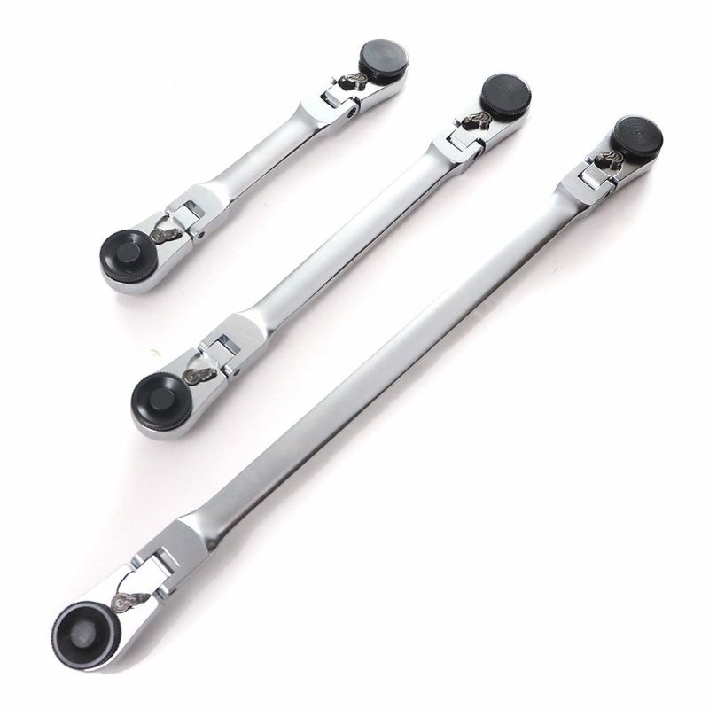 WIT 1/4dr 首振りラチェットレンチ 3本セット 5001452