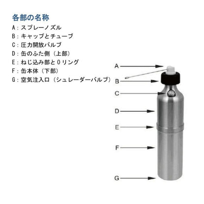 WIT 補充式スプレー缶 WIT-60001 5018202