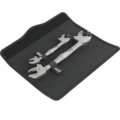 WERA ベラ 6006 ジョーカー 自動調整式両口オープンエンドレンチ XS/S S/L M/L セット ケース付き ミリ インチ 六角ネジ ボルト ラチェット スパナ
