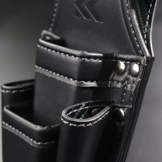 フジ矢 黒金 LIGHT PU LEATHER SERIES ドライバーホルダー /ドライバーペンチホルダー