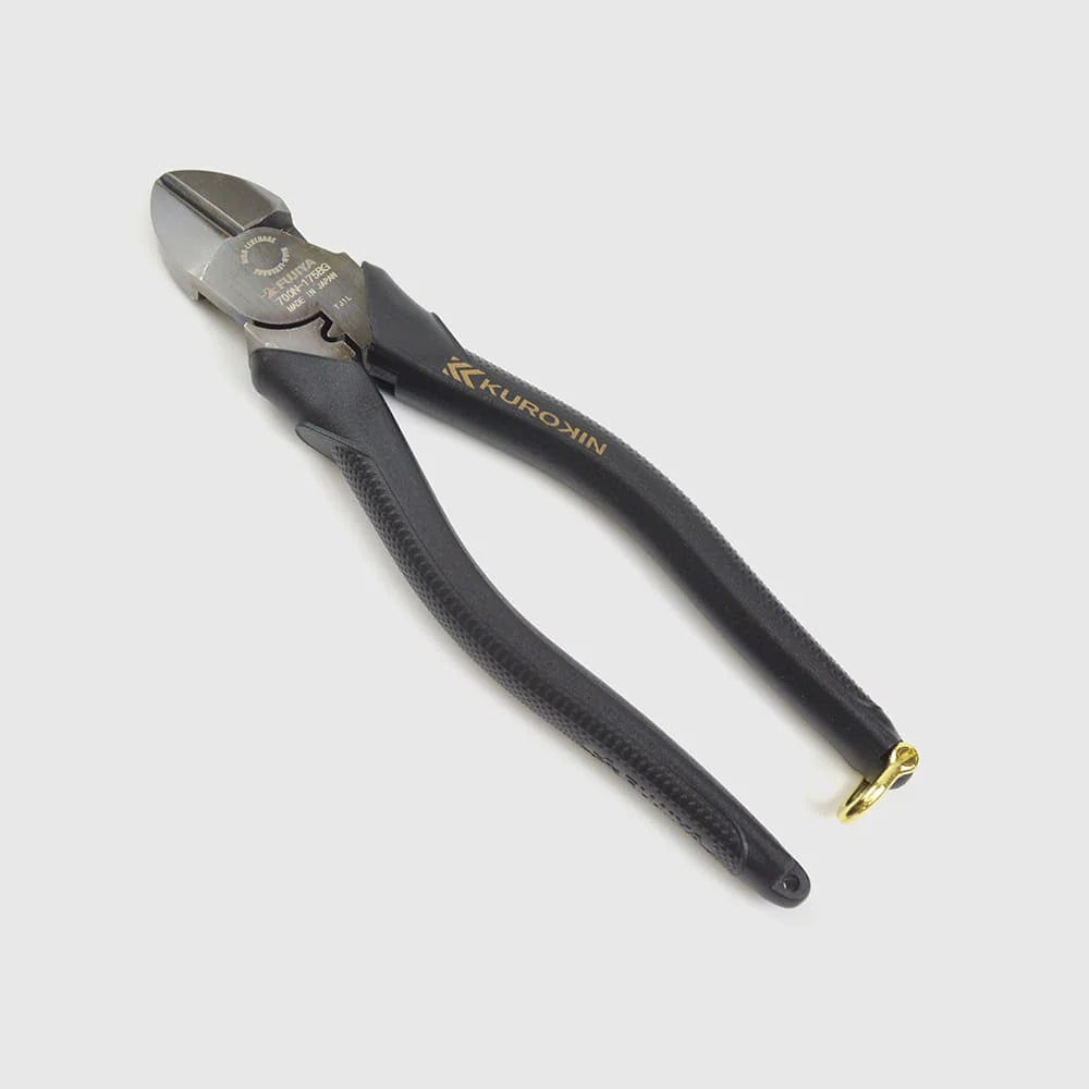 フジ矢 黒金 電工名人 偏芯強力ニッパ 700N 圧着機能付