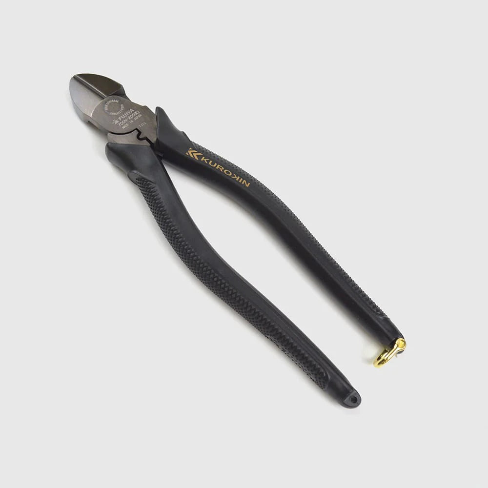 フジ矢 黒金 電工名人 偏芯強力ニッパ 700N 圧着機能付