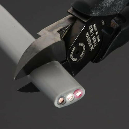 フジ矢 黒金 電工名人 偏芯薄刃ニッパ 7700N