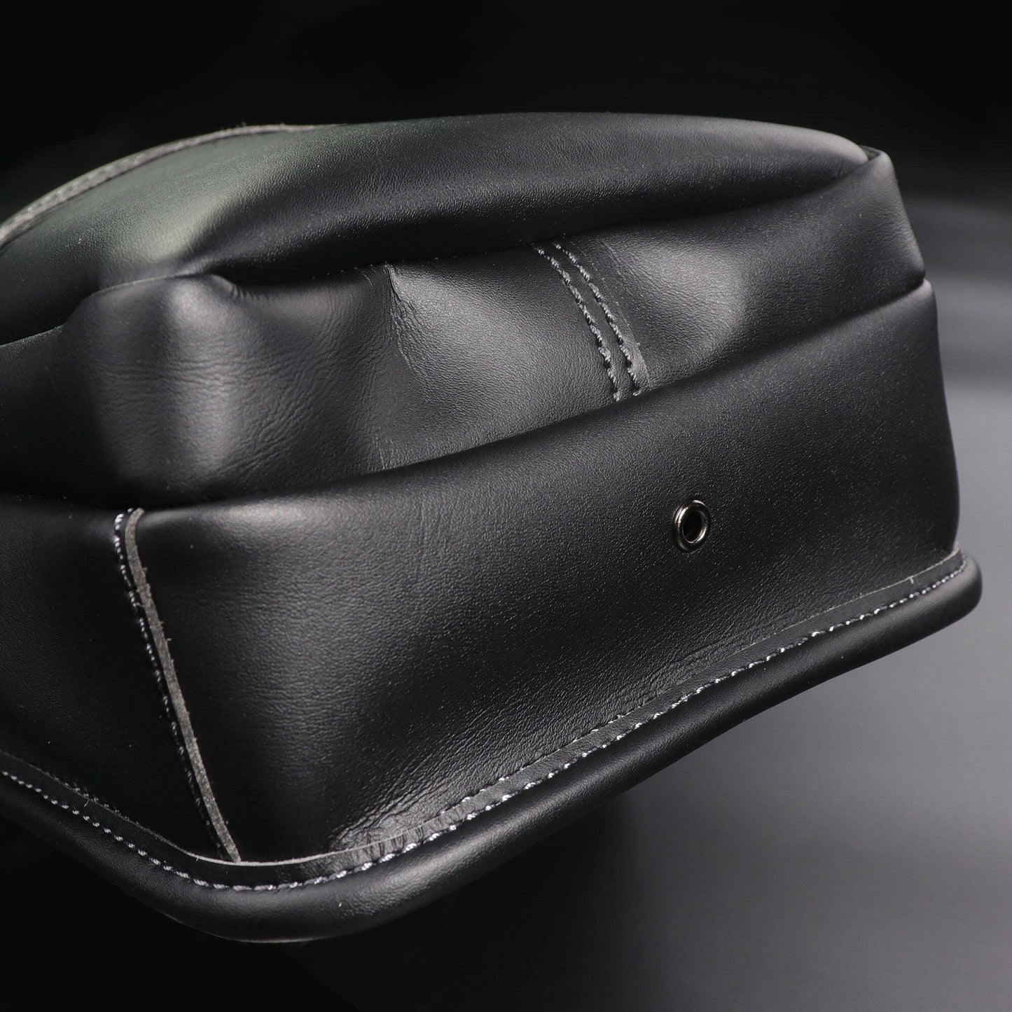 フジ矢 黒金 LIGHT PU LEATHER SERIES 腰袋 / 建築薄型腰袋