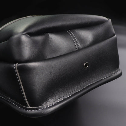 フジ矢 黒金 LIGHT PU LEATHER SERIES 腰袋 / 建築薄型腰袋