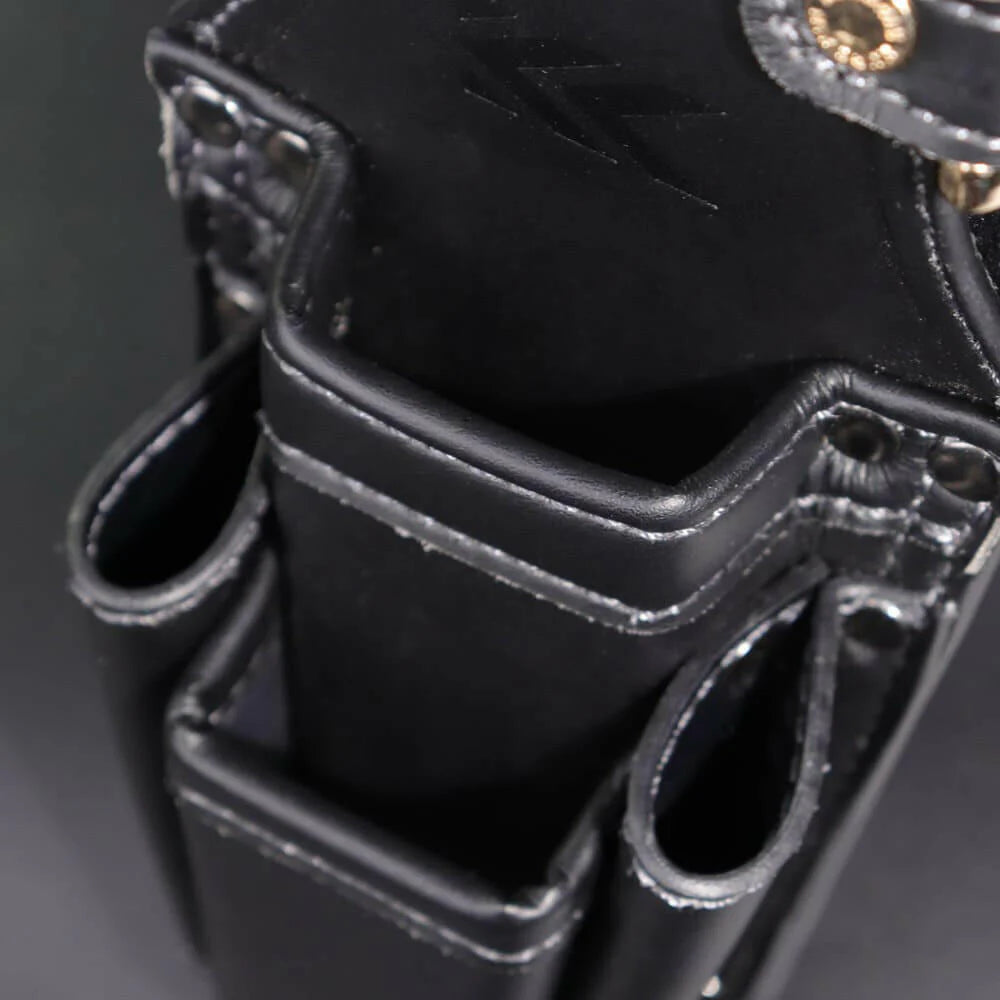 フジ矢 黒金 LIGHT PU LEATHER SERIES ドライバーホルダー /ドライバーペンチホルダー