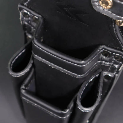 フジ矢 黒金 LIGHT PU LEATHER SERIES ドライバーホルダー /ドライバーペンチホルダー