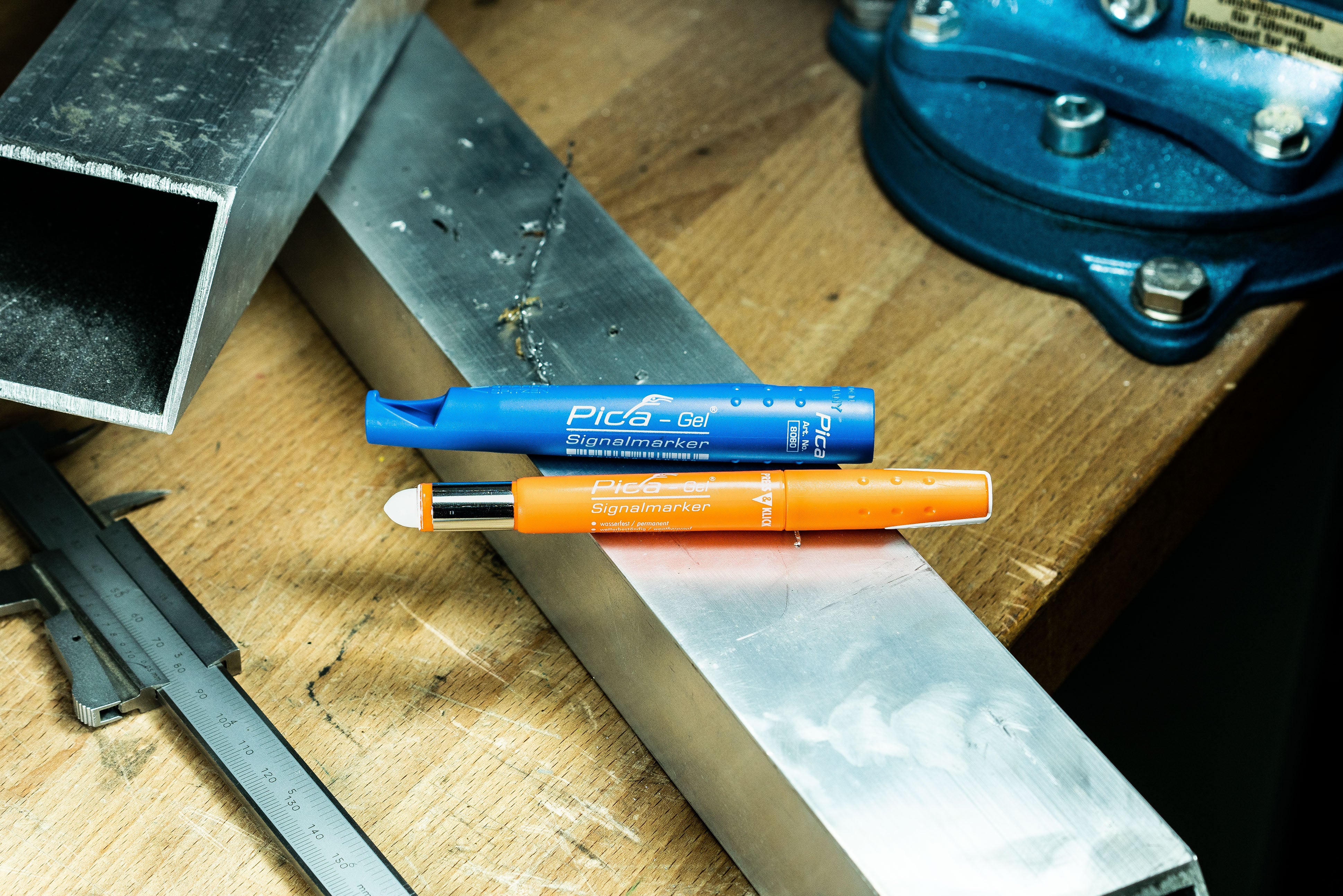 ピカマーカー Pica GEL シグナルマーカー 8080 白 / 青 / 赤 / 黒 / 黄