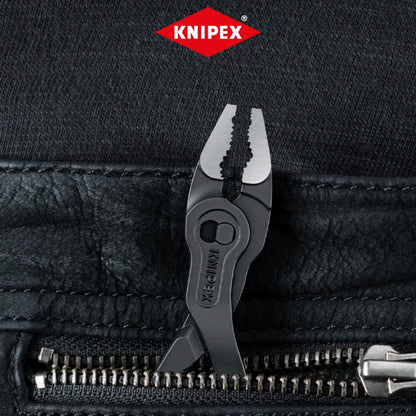 【予約商品】 KNIPEX クニペックス TwinGrip XS 8200-100 ツイングリップXS 100mm フロント・サイドグリッププライヤー ネジつかみ