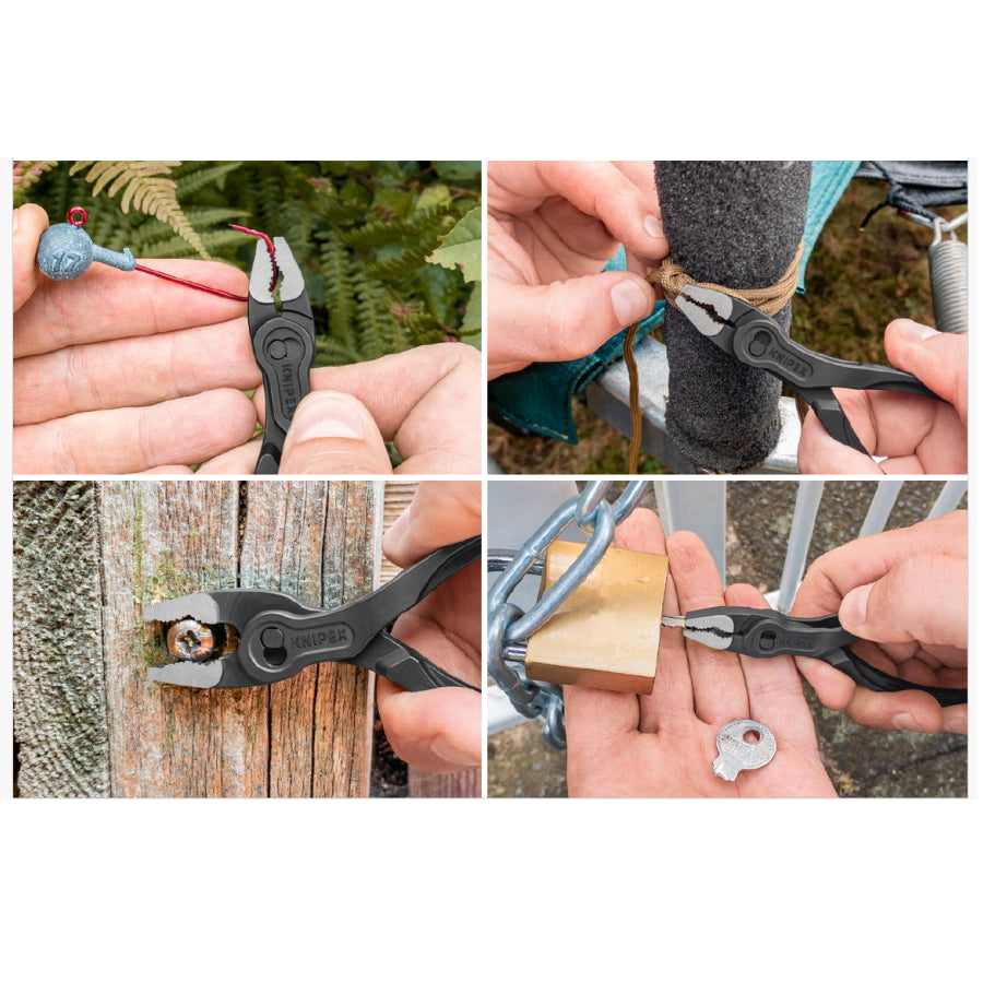 【予約商品】 KNIPEX クニペックス TwinGrip XS 8200-100 ツイングリップXS 100mm フロント・サイドグリッププライヤー ネジつかみ