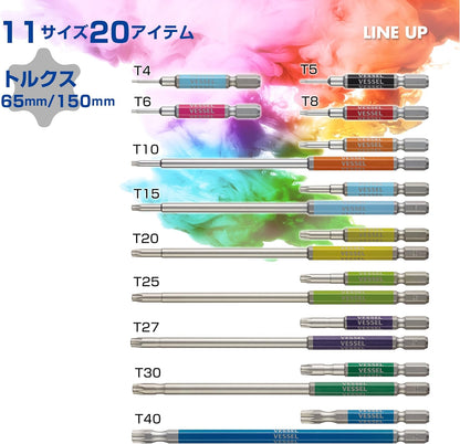 ベッセル 片頭トルクス 剛彩ビット GSVT