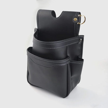 フジ矢 黒金 LIGHT PU LEATHER SERIES 腰袋 / 建築薄型腰袋