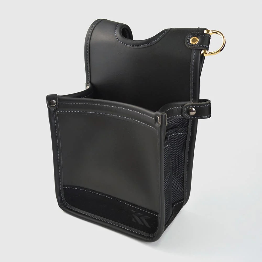 フジ矢 黒金 LIGHT PU LEATHER SERIES 腰袋 / 建築薄型腰袋