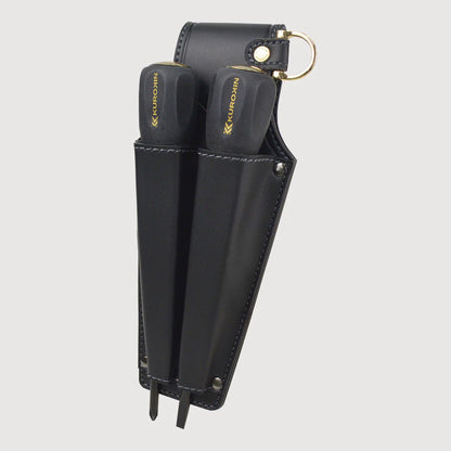 フジ矢 黒金 LIGHT PU LEATHER SERIES ドライバーホルダー /ドライバーペンチホルダー
