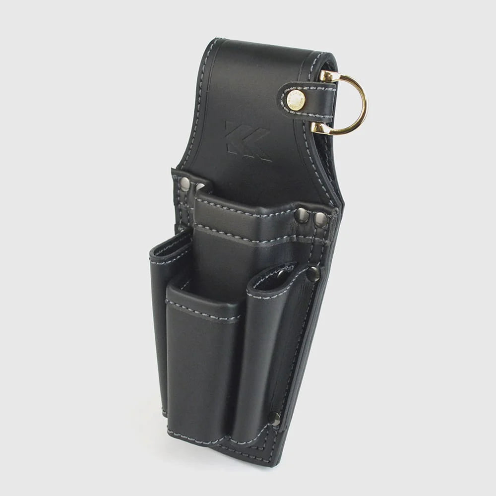 フジ矢 黒金 LIGHT PU LEATHER SERIES ドライバーホルダー /ドライバーペンチホルダー