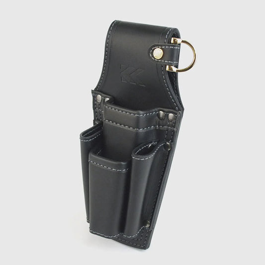 フジ矢 黒金 LIGHT PU LEATHER SERIES ドライバーホルダー /ドライバーペンチホルダー