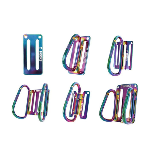 TOOLBANK HOOKS ツールバンク オーロラスチールカラビナフック AR 工具吊り 折りたたみ 腰回り