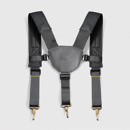 フジ矢 黒金 LIGHT PU LEATHER SERIES サスペンダー ASP