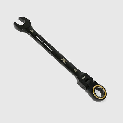 フジ矢 黒金 首振りコンビネーションラチェットレンチ CWL