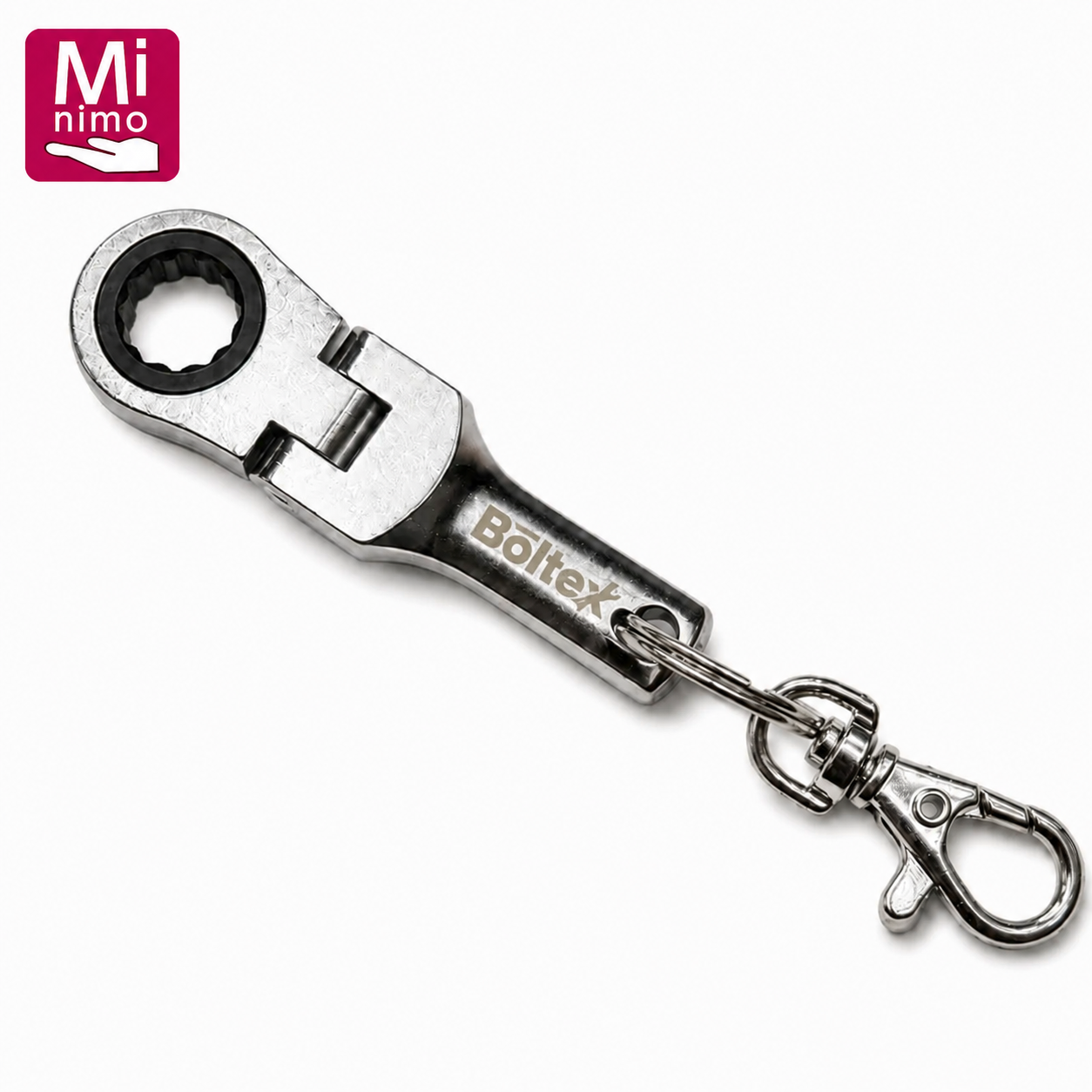 BOLTEX ボルテックス MINIMO ミニモ 10mm ギアレンチ BM-GR-10 小型 携帯用 キーホルダー フレキシブル