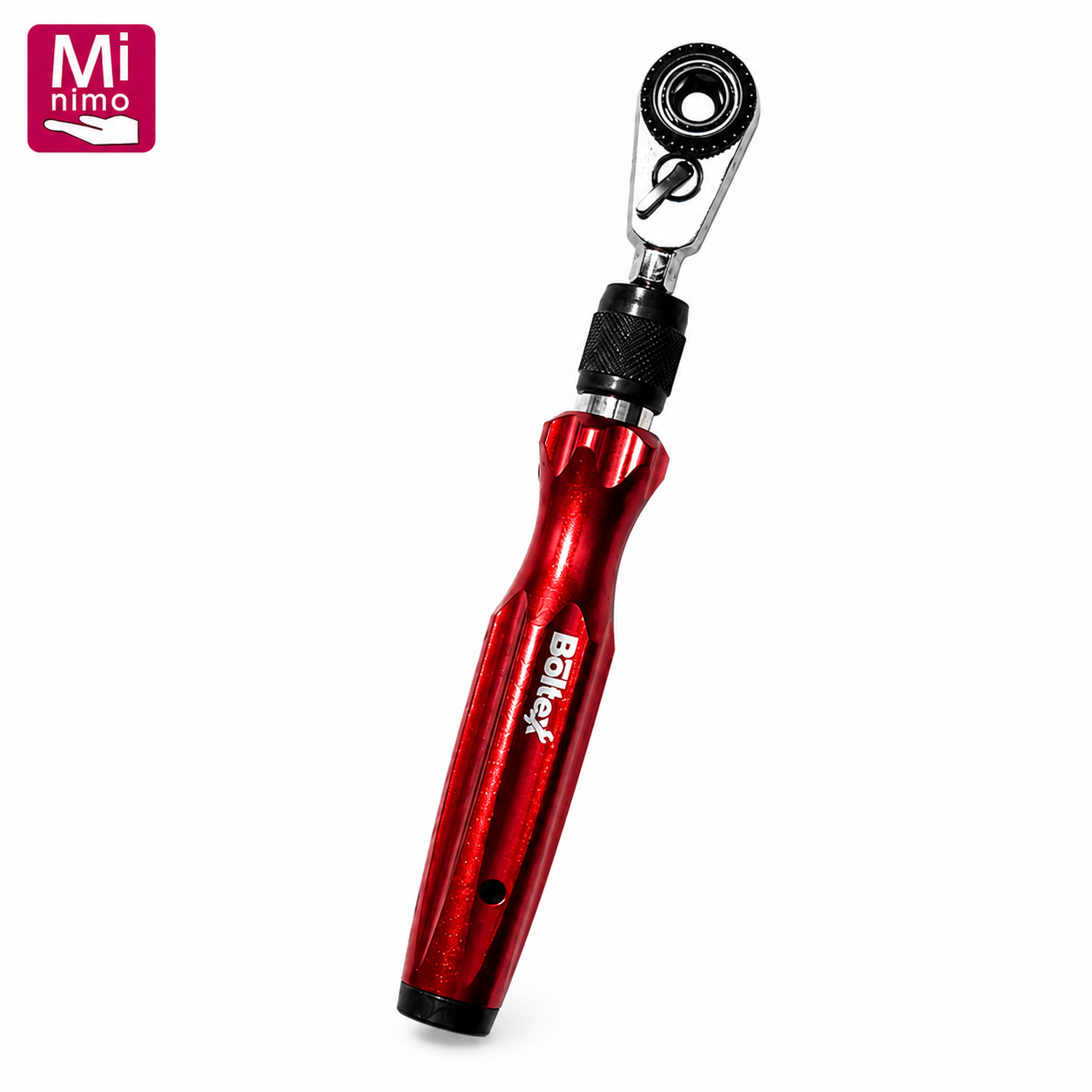 BOLTEX ボルテックス MINIMO ミニモ BM-AHRH-SET 2WAYラチェットレンチ 72ギア アルミハンドル ミニビットラチェットヘッド