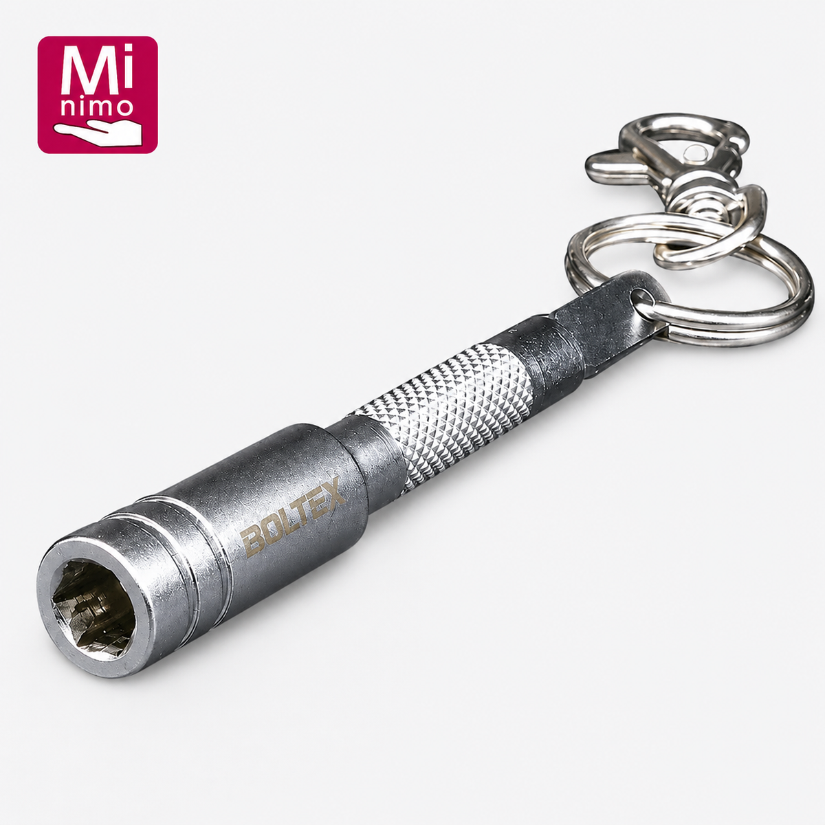 BOLTEX ボルテックス MINIMO ミニモ 1/4ビットホルダー BM-BH-1/4 キーホルダー式 ミニ工具 マグネット仕様