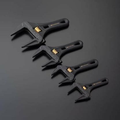 フジ矢 黒金 ライトショートモンキー（ギザ有り） FLS モンキーレンチ