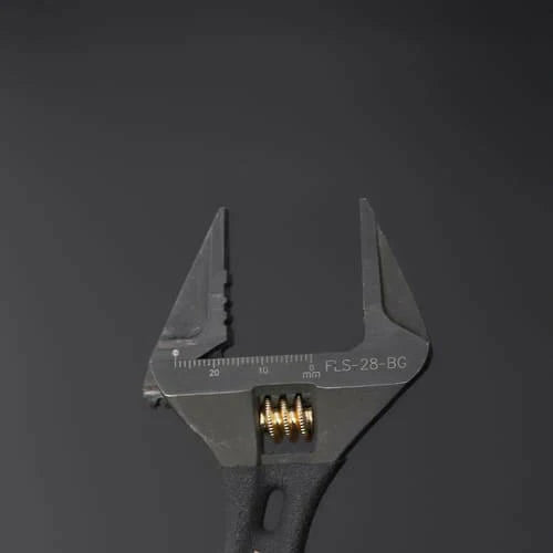 フジ矢 黒金 ライトショートモンキー（ギザ有り） FLS モンキーレンチ