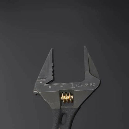 フジ矢 黒金 ライトショートモンキー（ギザ有り） FLS モンキーレンチ