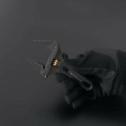 フジ矢 黒金 ライトショートモンキー（ギザ有り） FLS モンキーレンチ