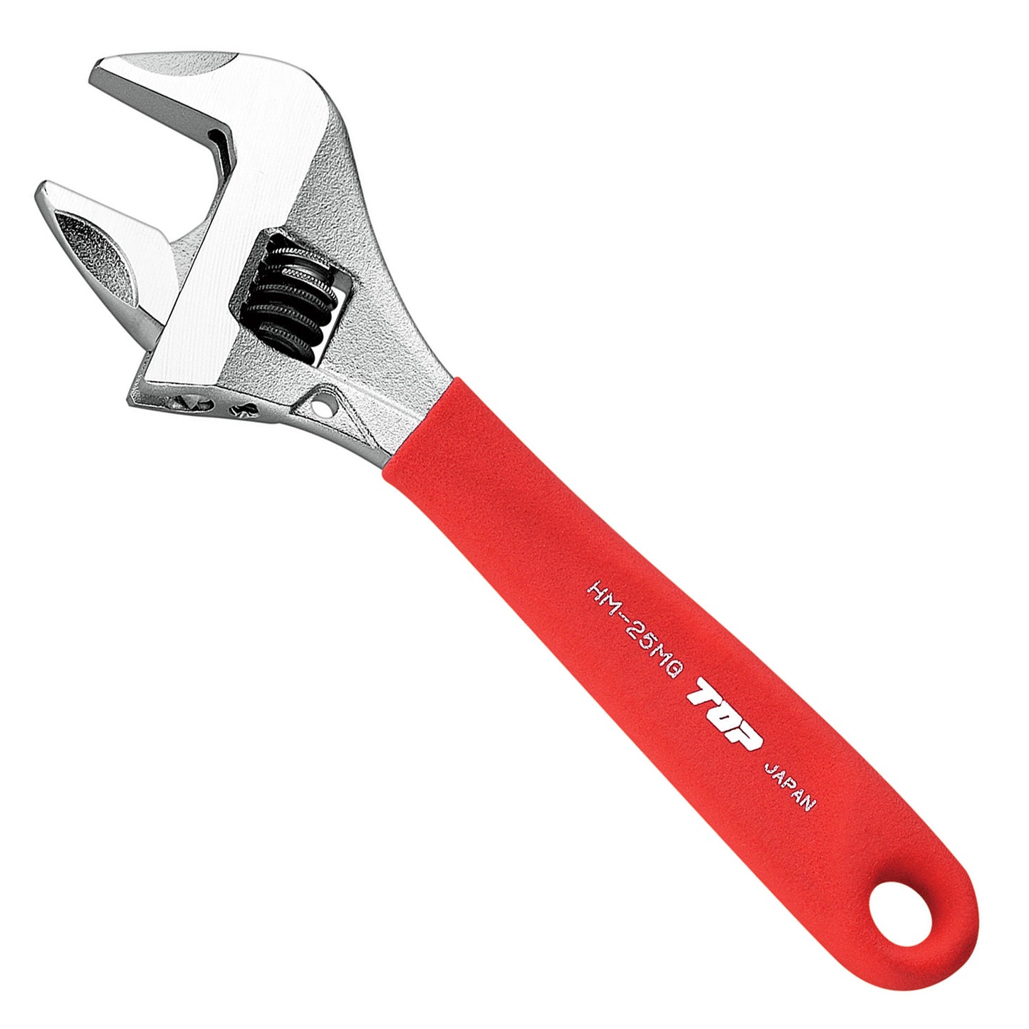 トップ工業 ガタ無しモンキレンチ ワークワイドグリップ付き HM-MG