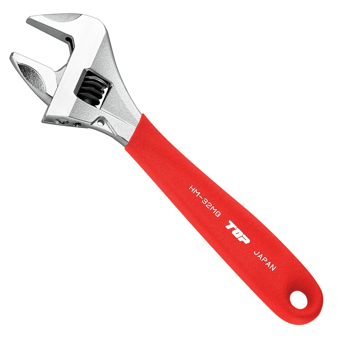 トップ工業 ガタ無しモンキレンチ ワークワイドグリップ付き HM-MG