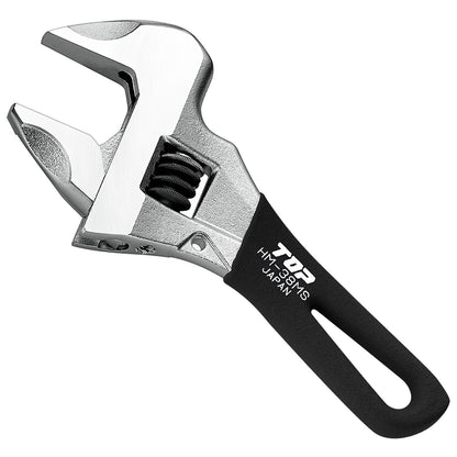 トップ工業 ガタ無しモンキレンチ ショートワークワイドグリップ付き HM-MS