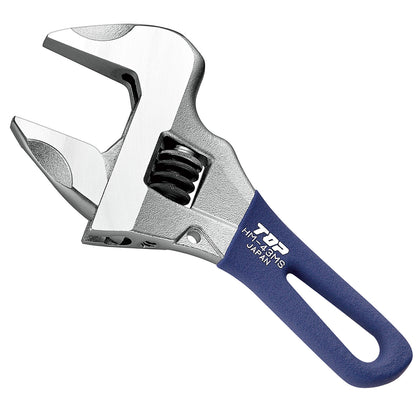 トップ工業 ガタ無しモンキレンチ ショートワークワイドグリップ付き HM-MS