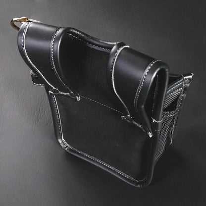 フジ矢 黒金 LIGHT PU LEATHER SERIES 腰袋 / 建築薄型腰袋
