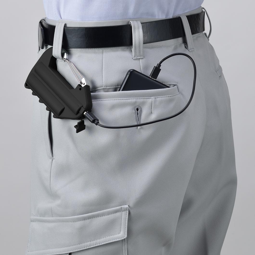 EARTH MAN モバイルバッテリー付きカラビナ型ライト MB