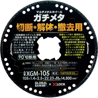 モトユキ グローバルソー ガチメタ マルチメタルホイール GMタイプ