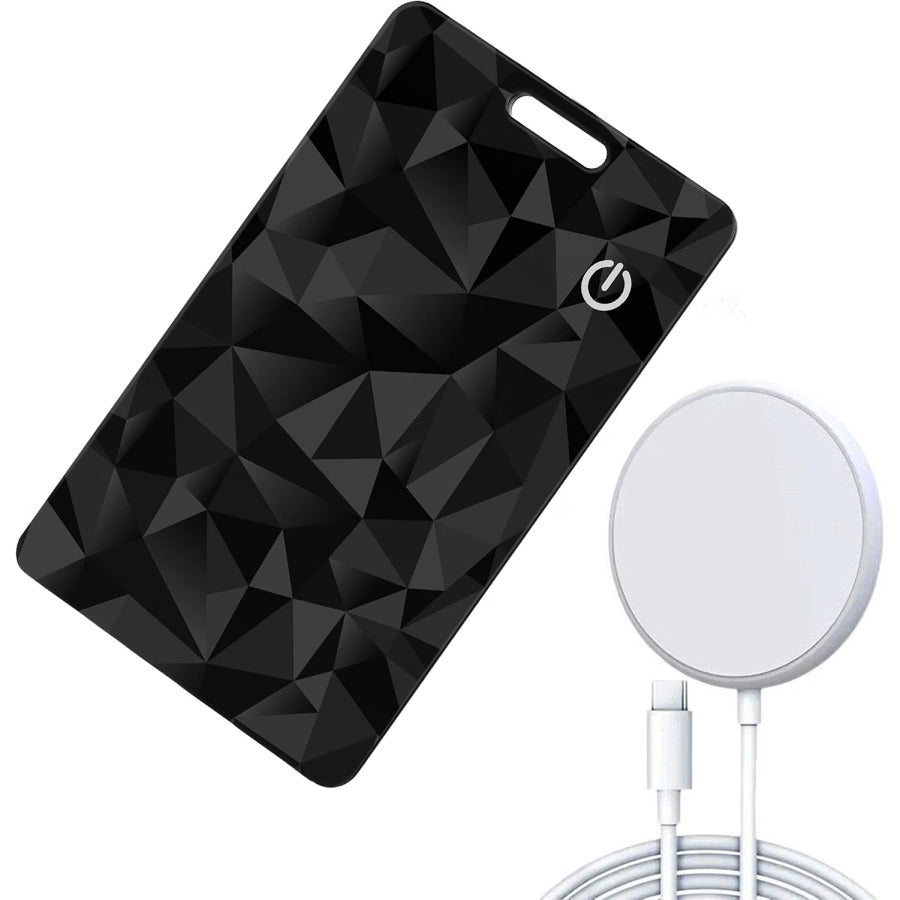 CMC クールモバイル SMTI-02 エアタグカード 充電器セット Apple「探す」対応 iPhone専用 IP68 薄型1.7mm 4柄