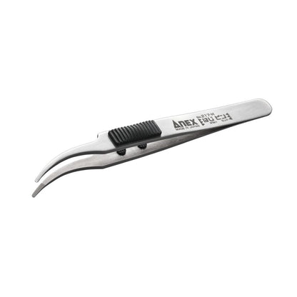 ANEX アネックス はじピン ラバーグリップ付 ステンレスピンセット 211-H 217-H 120mm
