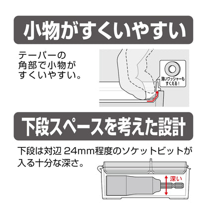 ANEX アネックス タフケース トレーセット 限定色 ATC-L1 ATC-L2 アースブルー アースグリーン スモークグレー 収納ケース 極厚3mm スタッキング対応 バックル付替対応 アネックス 兼古製作所