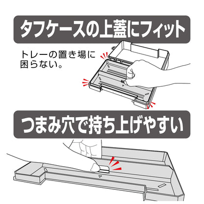 ANEX アネックス タフケース トレーセット 限定色 ATC-L1 ATC-L2 アースブルー アースグリーン スモークグレー 収納ケース 極厚3mm スタッキング対応 バックル付替対応 アネックス 兼古製作所