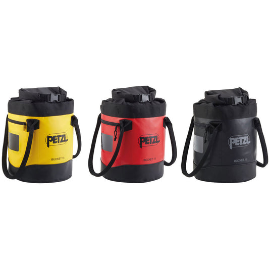 PETZL バックパック バケット 15 ロープ収納バッグ 15L Φ25×L30cm 最大使用荷重50kg TPU防水生地 S001AA00 S001BA00 S001CA00 ぺツル