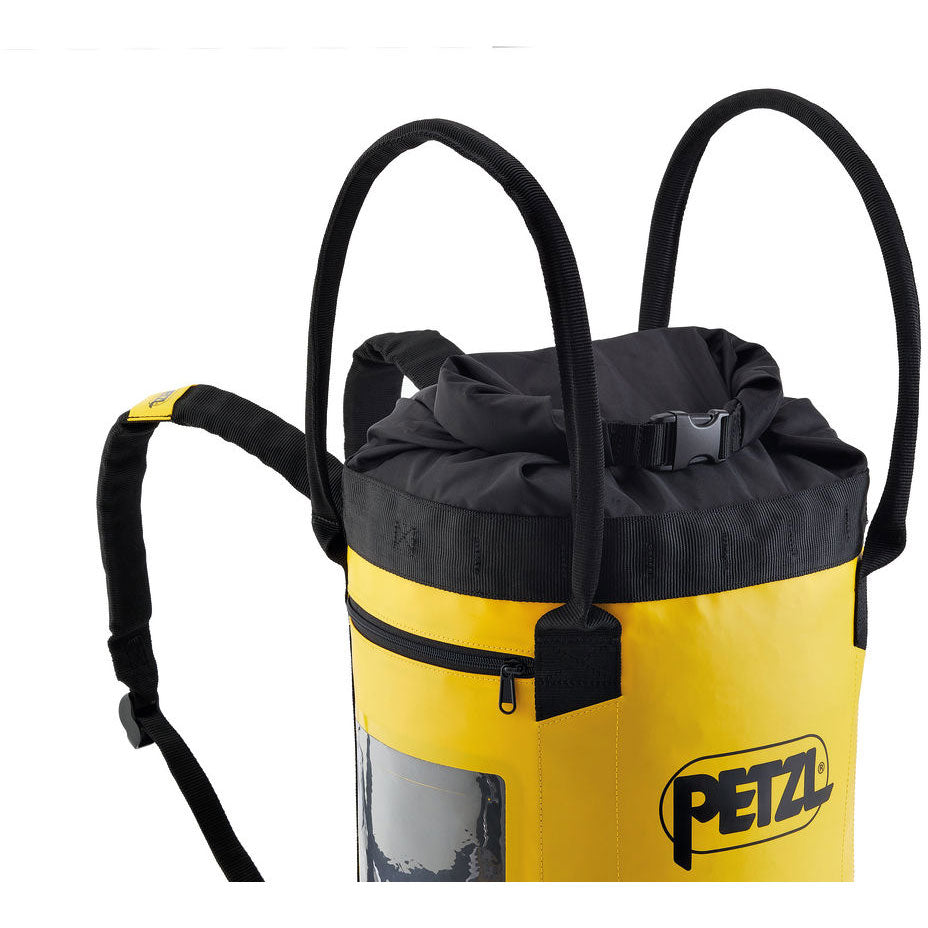 PETZL バックパック バケット 30 ロープ収納バッグ 30L Φ30×L42cm 最大使用荷重50kg TPU防水生地 S001AA01 S001BA01 S001CA01 ぺツル