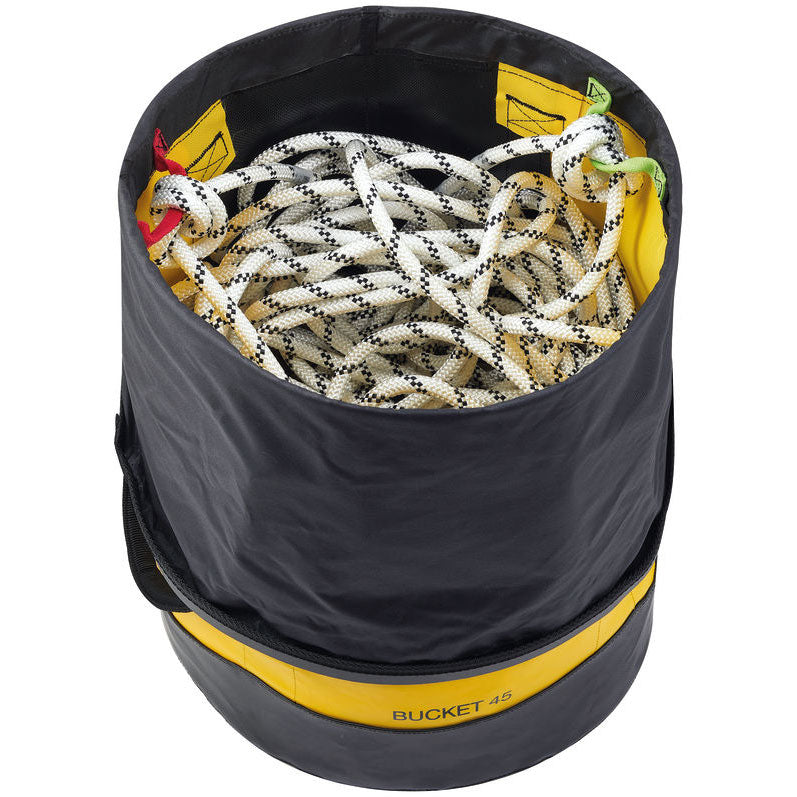 PETZL バックパック バケット 45 ロープ収納バッグ 45L Φ35×L47cm 最大使用荷重50kg TPU防水生地 S001AA02 S001BA02 S001CA02 ぺツル